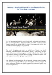 Starting a New Band - Here's How You Should Choose the Music Gear Insurance.pdf