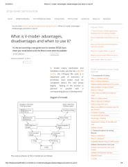 What is V-model- advantages, disadvantages and when to use it_.pdf