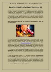 Benefits of Health & Fire Safety Training in UK.pdf